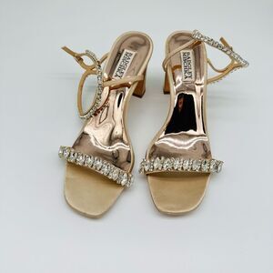 Badgley Mischka Marilee Sandal  with Crystal Embellishments